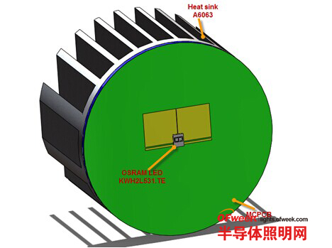 光导型LED昼间行车灯的热学管理(图4)