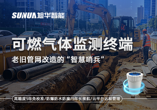 老旧管网改造的“智慧哨兵”：可燃气体监测终端如何重塑地下安全防线