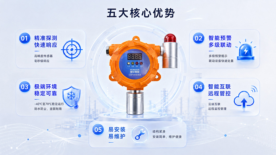 工商业点型可燃气体探测器
